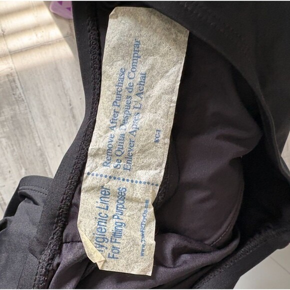 La Blanca 10 Black High Neck Mesh Inset One Piece Swimsuit Island Goddess - Picture 6 of 6